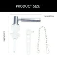 thumbnail image 5 of Universals Toilet Flush Levers Cistern Handle Bathroom Toilet Water Tanks Handle Metal Toilet Cistern Levers Handle, 5 of 8