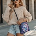 thumbnail image 4 of Tutolipy Dolphin Cherry Blossom Design PU Crossbody Bag, Waterproof Handbag PU Leather Water-Resistant Shoulder Crossbody Bag for Dating Daily, 4 of 7