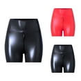 thumbnail image 7 of Uqiangy Night Out Shorts For Women Short Shorts For Women Black Mini Shorts Leather Shorts Women Shorts For Women Sexy Casual Party Shorts For Women Party Shorts Watermelon red 3XL, 7 of 7