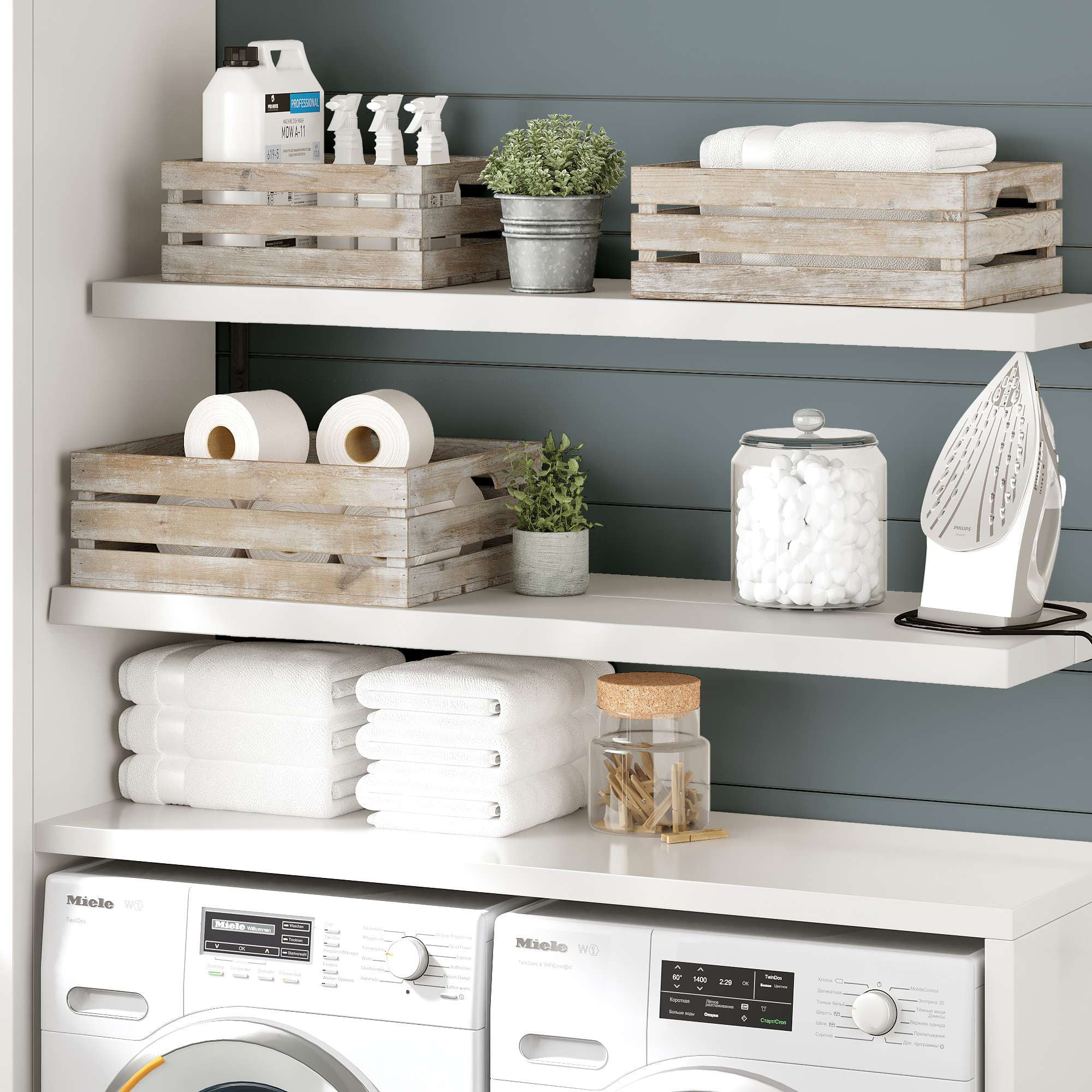 Barnyard Designs Dekorative Nesting-Küchendosen mit Deckel, weißes