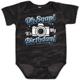 thumbnail image 3 of Inktastic Oh Snap Its My Birthday with Camera and Sparkles White Boys or Girls Baby Bodysuit, 3 of 5