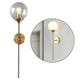 thumbnail image 1 of Apliques de pared industriales Linternas de pared para interiores con pantalla de vidrio Lámpara de pared vintage con decoración de base E14 , Claro, 1 of 6