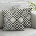 thumbnail image 3 of ONETECH Decorative Pillow Covers Couch Throw for Couch, Sofa, Bed,  Farmhouse Covers, Grey, 3 of 5