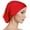 Red, variant on Yoyauz Muslim Women Wearing Headscarf Hat, Solid Color Headscarf Hat, Elastic And Breathable Lower Cover, Fully Covered Lower Pipe Cap