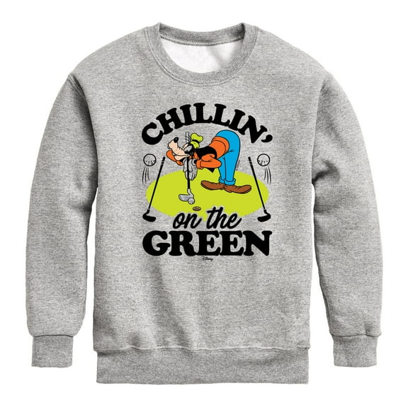 Disney - Chillin On The Green - Toddler & Youth Crewneck Fleece Sweatshirt