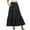 02 Black, variant on Weiqiqre Womens Skirts Summer Boho Flowy Ruffle Swing Skirts A-Line Beach Tiered Long Skirt