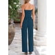 thumbnail image 2 of Conjunto de Mujer PRETTYGARDEN de 2 Piezas con Top Corto de Punto Acanalado y Pantalones Azul Oscuro XS, 2 of 8