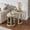 2PCS-Oak, variant on Lyuhome 2 PCS Round Wooden Coffee Table Set,Mid Century Rustic Style SideTable, End Tables for Living Room, Office, Apartmen, Drak Brown