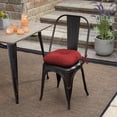 thumbnail image 3 of ARDEN Outdoor Bistro Seat Cushion (4 Pack) 15 inch, Ruby Red Leala, 3 of 9