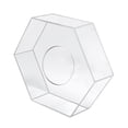thumbnail image 2 of Caja de centro de mesa de Soporte de pastel de acrílico transparente hexagonal 20cmx25cm Perfecl pantalla de la torta, 2 of 7