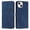 Blue, variant on Dteck PU Leather Case For iPhone 13 Luxury Flip Wallet Stand 360 Protection Case Cover with Wrist Strap.For iPhone 13,Red