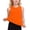 Orange, variant on FSYBOA Casual Quick Drying Sleeveless Crew Neck Kids Athletic Tops Orange Size 11-12T