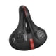 thumbnail image 2 of Sillín de bicicleta Cojín de asiento de bicicleta Cojín de asiento de bicicleta grueso resistente al desgaste para Negro y rojo, 2 of 9