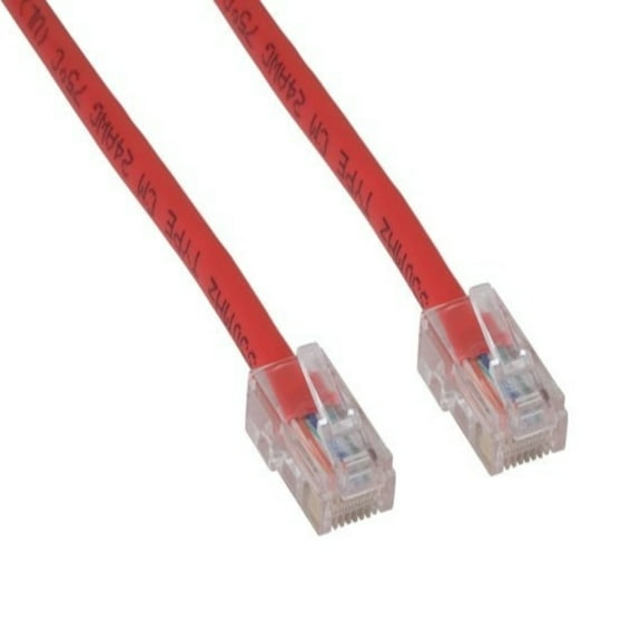 SANOXY Cables and Adapters; 1ft Cat5e 350 MHz UTP Assembled Ethernet Network Patch Cable, Red