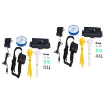 2 Sets Electric Fence for Dogs, Rechargeable Underground Dog Fence System, Pet Containment System