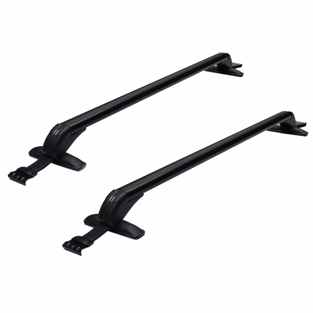 43.3" Universal Car Roof Rack Cross Bars with Lock 165 lbs Capacity
