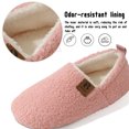 thumbnail image 3 of BERANMEY Soft Memory Foam Slippers for Women and Men, Fuzzy Curly Fur House Slippers with Non-Slip Rubber Sole, Cozy Indoor Closed Back Home Shoes for Family, 3 of 9