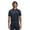Peacoat/Tango Red, variant on Men's & Big Men's Assymetric Heather Printed Golf Polo, Sizes S-5XL