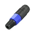 thumbnail image 3 of Conectores de adaptador hembra SpeakOns, enchufe de altavoz de 4 polos con bloqueo de giro, compatible con Speakons 6pcs, 3 of 4