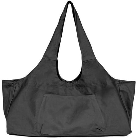 GZhLonKiMa Canvas Bags Large Yoga Mat Bag Large Yoga Mat Tote Sling Carrier with Side Pocket Fits Most Size Mats Purple