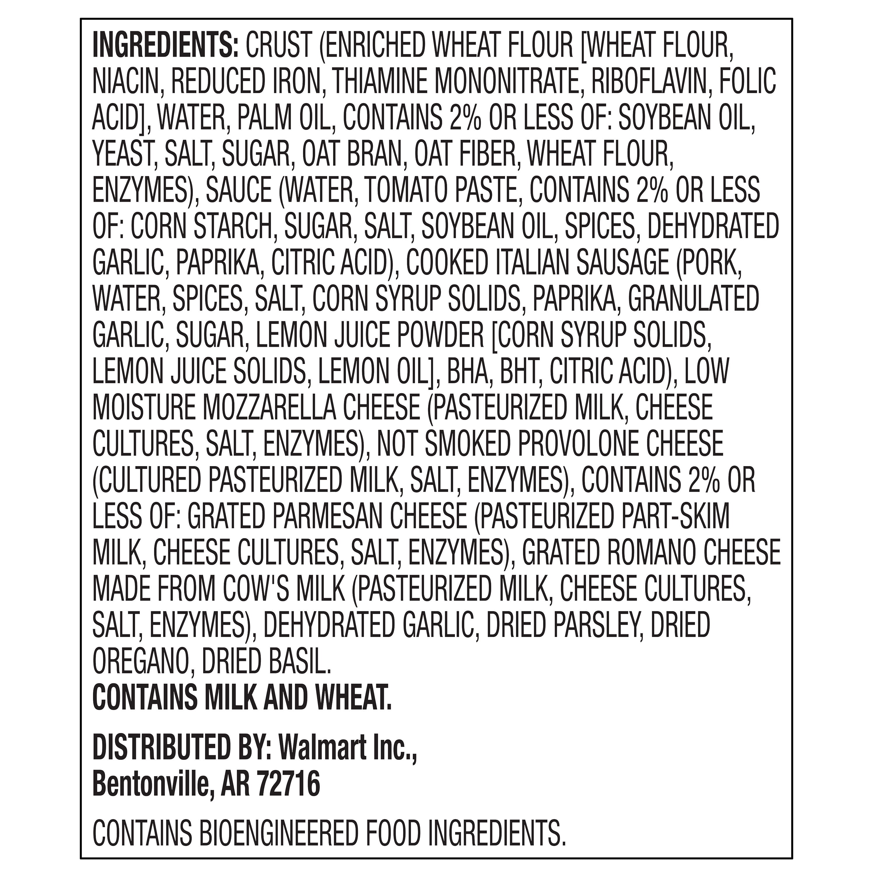 Marketside Personal Size Thin Crust Sausage Pizza 6.8 oz (Fresh)