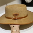thumbnail image 2 of Prada Sombrero De Paja De Ala Corta Parasol Sombrero De Playa, 2 of 3
