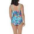 thumbnail image 2 of Amoena Womens Alvor High Neck One-Piece Swimsuit Green 16 D, 2 of 4