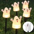 thumbnail image 1 of AMERTEER Halloween Pumpkin Stake Lights Set of 5  Solar Lighted 3D Pumpkins Outdoor Waterproof for Garden  Pathway and Yard Decoration, 1 of 2