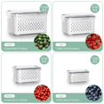 thumbnail image 3 of Recipientes de almacenamiento de frutas Anysig para nevera, paquete de 8 con colador, 3 of 7