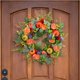thumbnail image 5 of Corona para la puerta principal. Corona floral decorativa para la decoración del hogar y celebraciones estacionales., 5 of 6