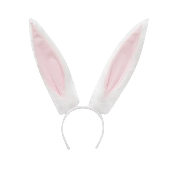 Plush Bunny Ears Headbands Women Rabbit Hairbands Party Costume Rabbit ear hair hoop