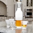 thumbnail image 3 of American Atelier Whiskey Decanter and Shot Glasses, 5 Piece Set Airtight Stopper for Wine, Bourbon, Brandy, 29-Ounce Bottle 3-Ounce Shot Glasses Set of 4, 3 of 6