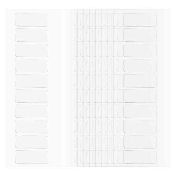 100pcs Double Sided Adhesive Pads, 1.9 x 0.7inch Removable Rectangle Poster Tape Double Sided Tape Nano Wall Mount Stickers for Walls Hanging