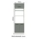 thumbnail image 3 of Mueble Para Horno Y Microondas Madesa Agata 70cm BG, 3 of 4