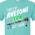 thumbnail image 3 of Inktastic That's My Awesome Son Out There with Clarinet T-Shirt, 3 of 4
