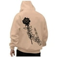 thumbnail image 5 of WILLBEST Sudaderas Deportivas para Hombre, Moda Informal, Jersey con Estampado De Rosas, Sudadera con Capucha De Manga Larga XGrande, 5 of 5