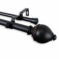 thumbnail image 3 of Ramona 1" Double Curtain Rod-Color:Satin Nickel,Size:66-120", 3 of 4