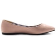 thumbnail image 2 of Ollio Women's Shoes Faux Leather Ballets Comfort Basic Light Flats M1040, 2 of 6