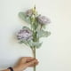 thumbnail image 1 of Flor Artificial de Rosa Occidental, Decoración de Boda de Peonía, Macarrón de Peonía Púrpura, 1 of 2