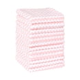 thumbnail image 1 of Pa?o de limpieza de microfibra REGALWOVEN, paquete de 12, trapos altamente absorbentes sin pelusa, toallas de limpieza reutilizables y lavables, rosa 12" x 12", 1 of 7