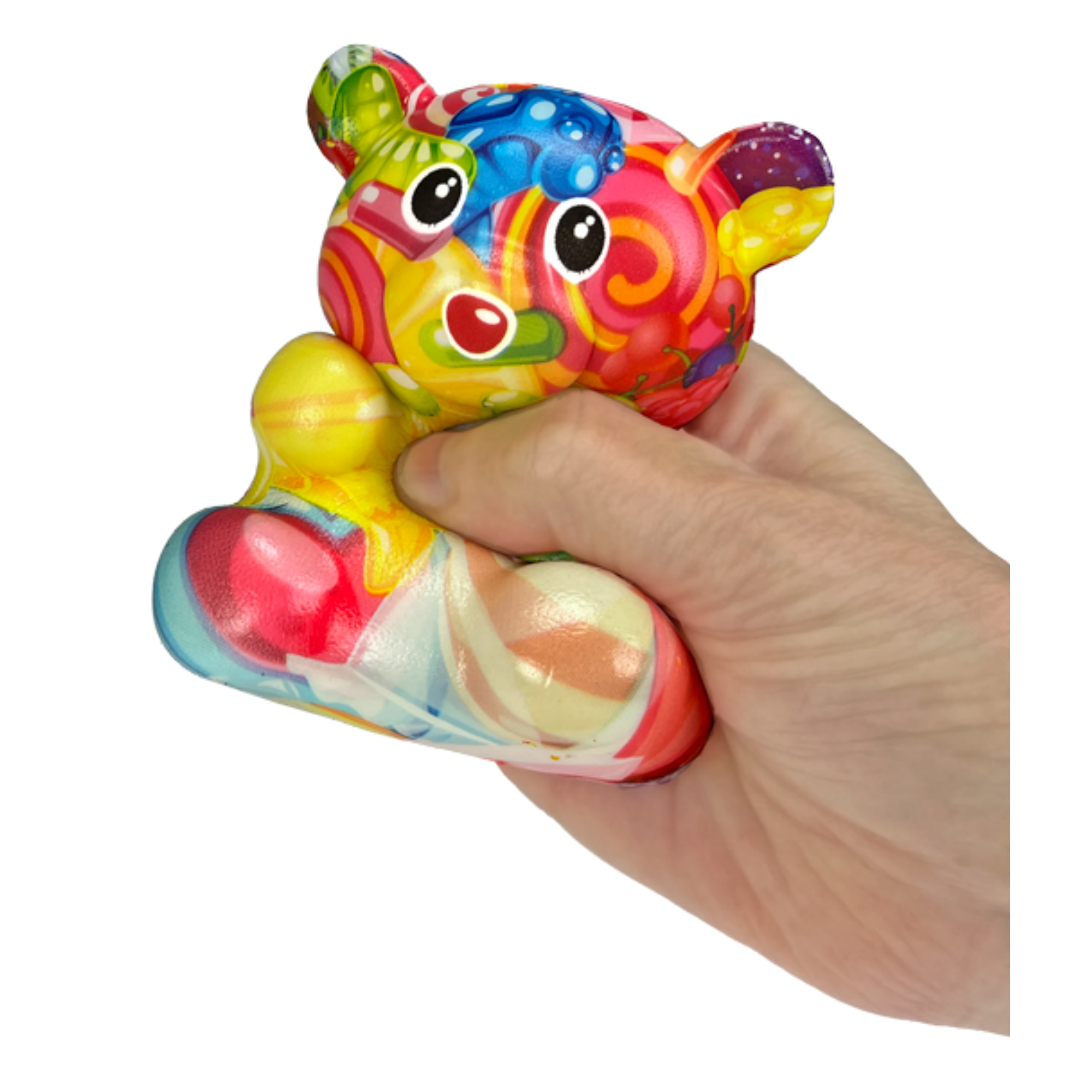 Ja-Ru Graffiti Bear Slow-Rise Foam Novelty Toy Child Age 3+, Multi-Color