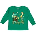 thumbnail image 3 of Inktastic Cute Lizards Hanging out Boys or Girls Long Sleeve Toddler T-Shirt, 3 of 5