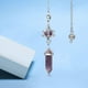 thumbnail image 3 of Collar Prisma Hexagonal perfecl con Colgante de cristal para Niños Adultos Piedra Preciosa, 3 of 7