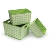 Sage Spotted Badger Basket Nesting Trapezoid Three Basket Set