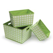 Sage Spotted Badger Basket Nesting Trapezoid Three Basket Set
