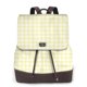 thumbnail image 1 of Fotbe Lemon Yellow Checkboard Mochila Bolso con Estampado para Mujer, Mochila Antirrobo de Nylon Impermeable, Bolsa Ligera de Hombro, 1 of 4