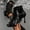 Black, variant on Sandals Women Fringed Western High Heel Sandals For Women, Open Toe And Back Zipper Design, Arch Support, Fashion Dressy Casual Footwear For Party And Summer Daily Brown 41