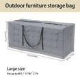 thumbnail image 3 of Large Garden Furniture Cushion Storage Bag Christmas Tree Toy Outdoor Waterp SD, 3 of 8