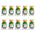 thumbnail image 1 of Bolsas con cordón impresas navideñas Empaquetado de regalo de fiesta Presenta Paquetes de juguete de envoltura Bolsas vacías Accesorios de decoración Tipo 5 10 Piezas sidaley HA009363-09, 1 of 6