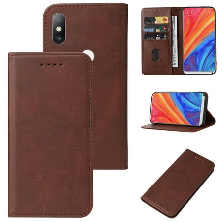 For Xiaomi Mi Mix 2S Magnetic Closure Leather Phone Case